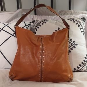 Michael Kors tan leather tote